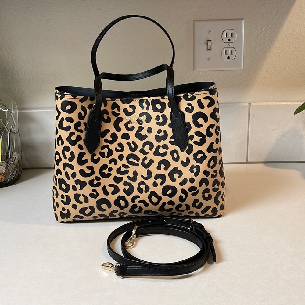 Kate Spade Harper satchel leopard